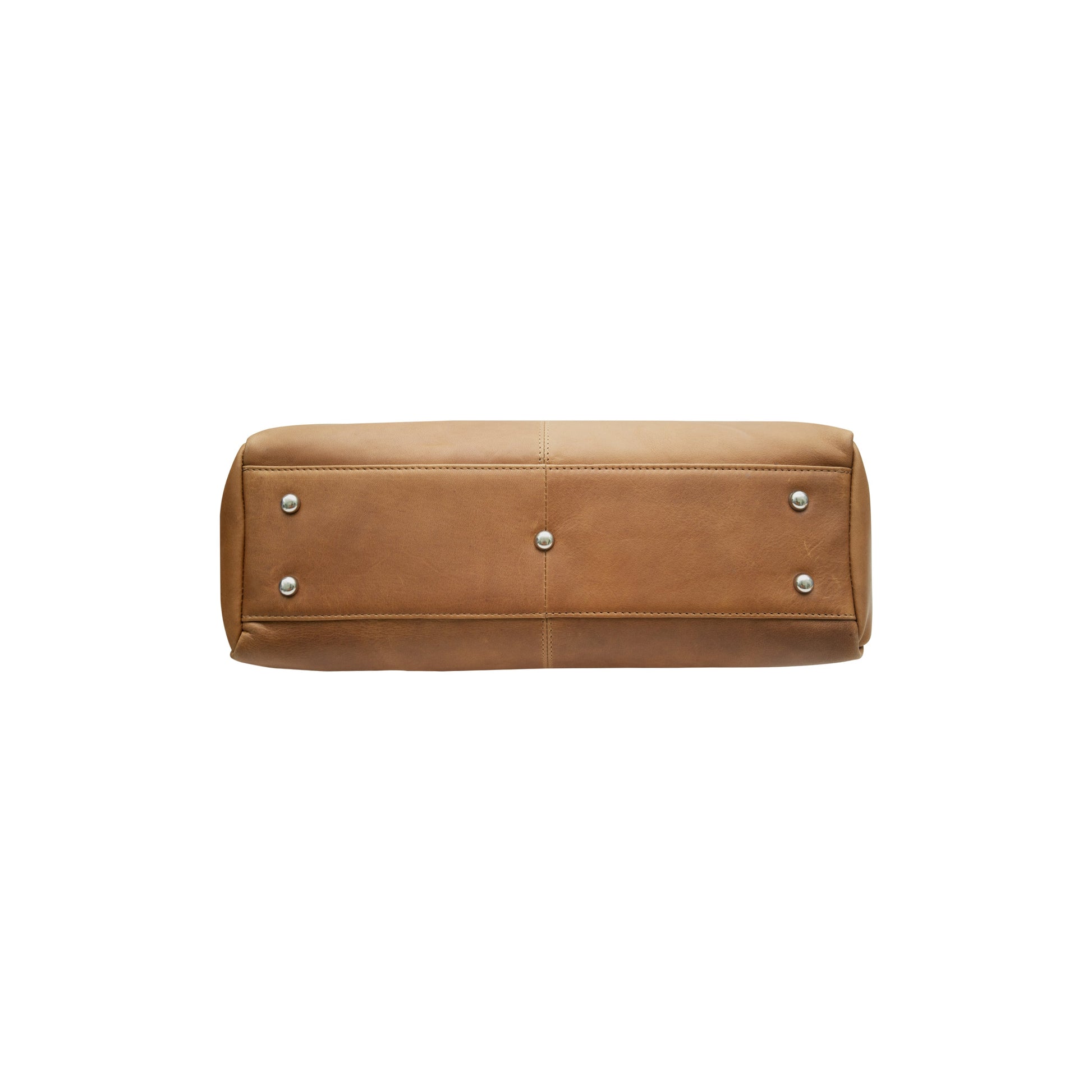 Cenzoni Tan genuine leather crossbody and shoulder bag – bottom view