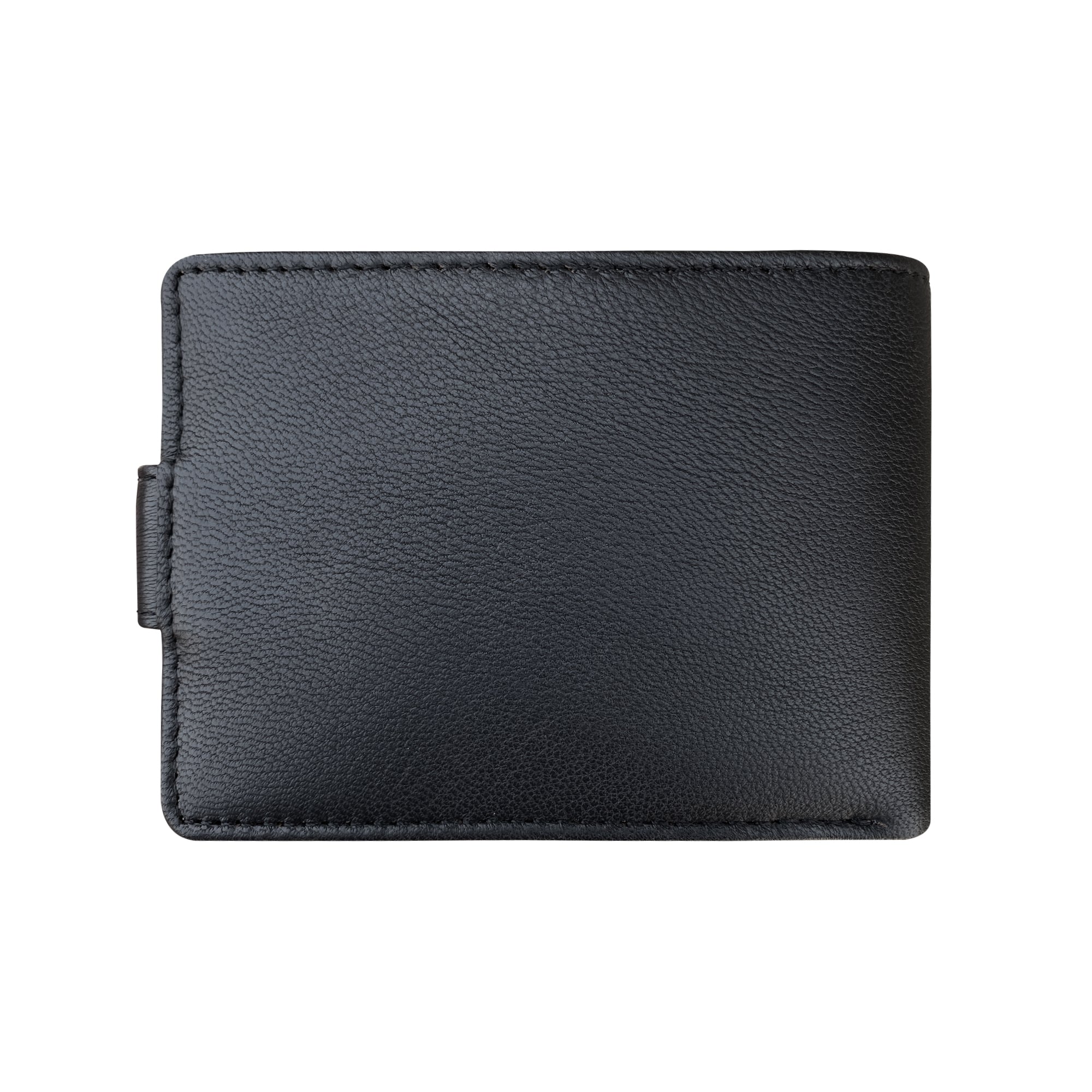 HD Leather - Men's Sheepskin Leather Tab Wallet - SMW01HLBL