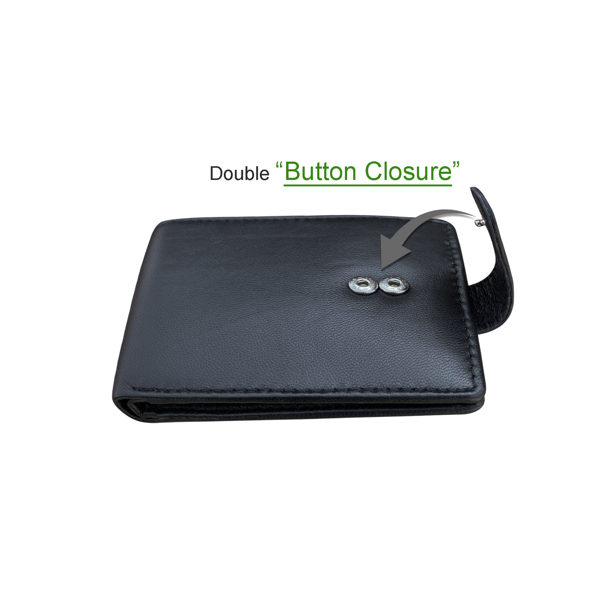 HD Leather - Men's Sheepskin Leather Wallet - SMW01ZL