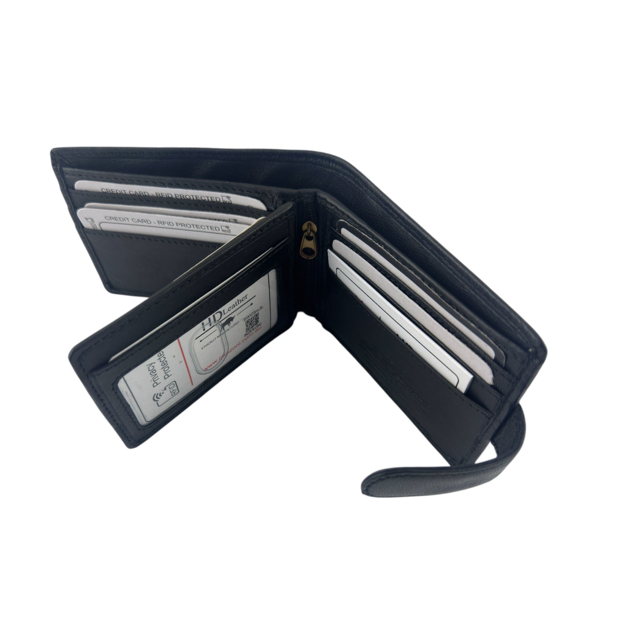 HD Leather - Sheepskin Men's Tab Wallet - SMW03HL