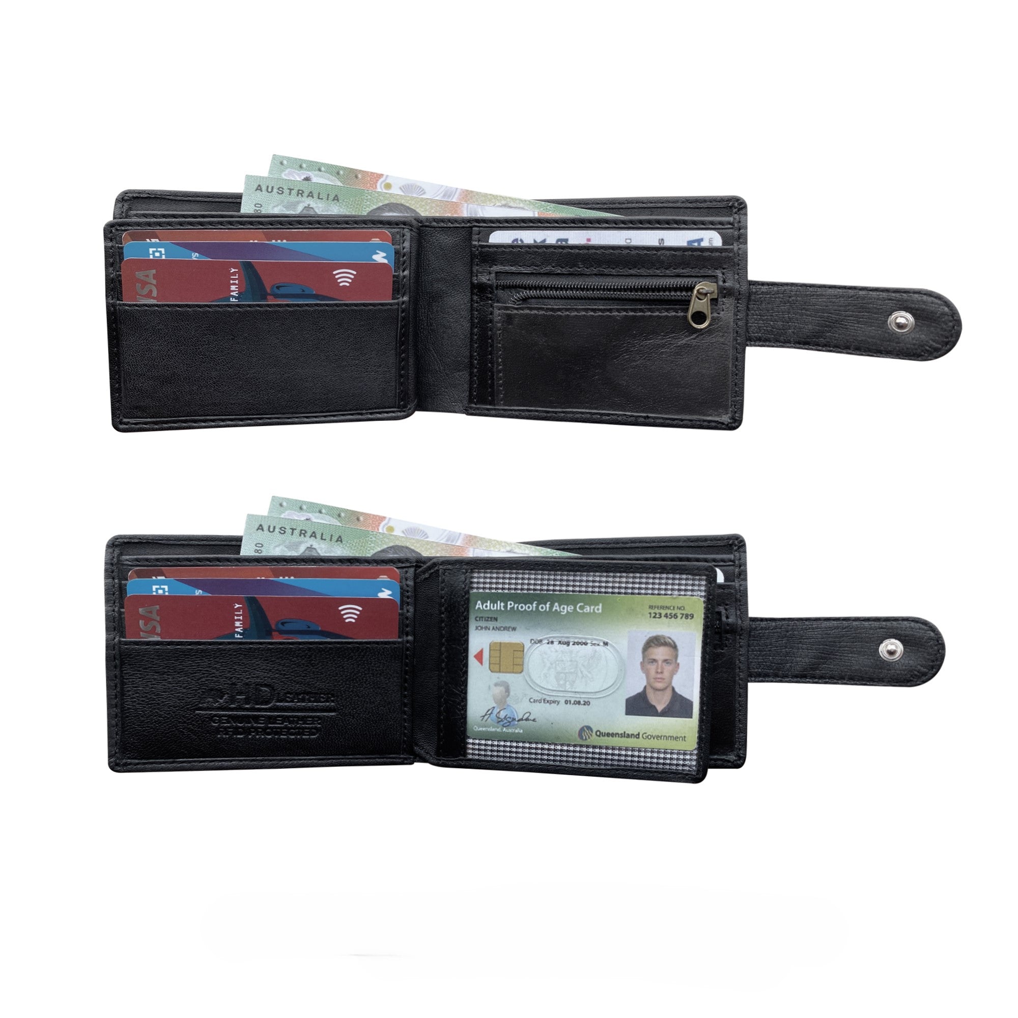 HD Leather - Men's Wallet - SMW07ZL
