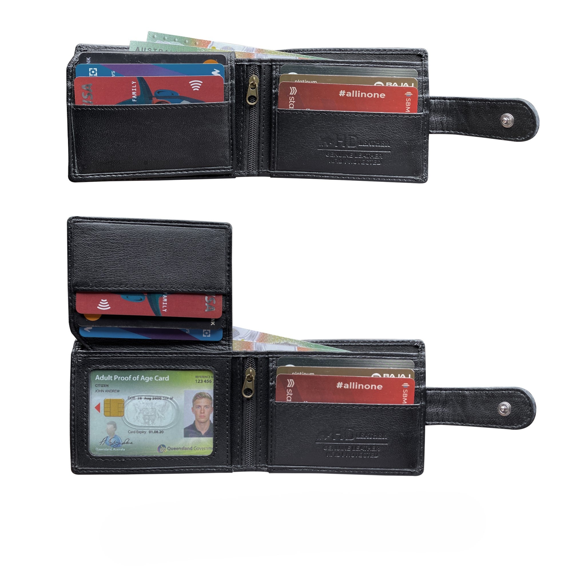 HD Leather - Men's Wallet - SMW09ZL