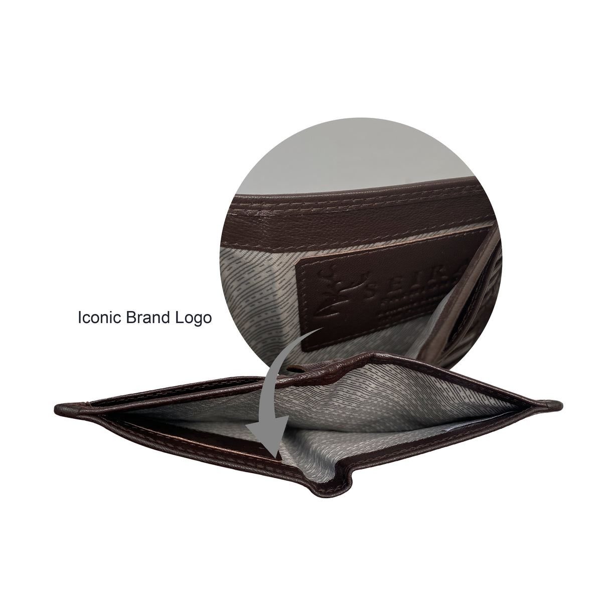 Seira Fashions - Men's Long Leather Wallet - ZGR145
