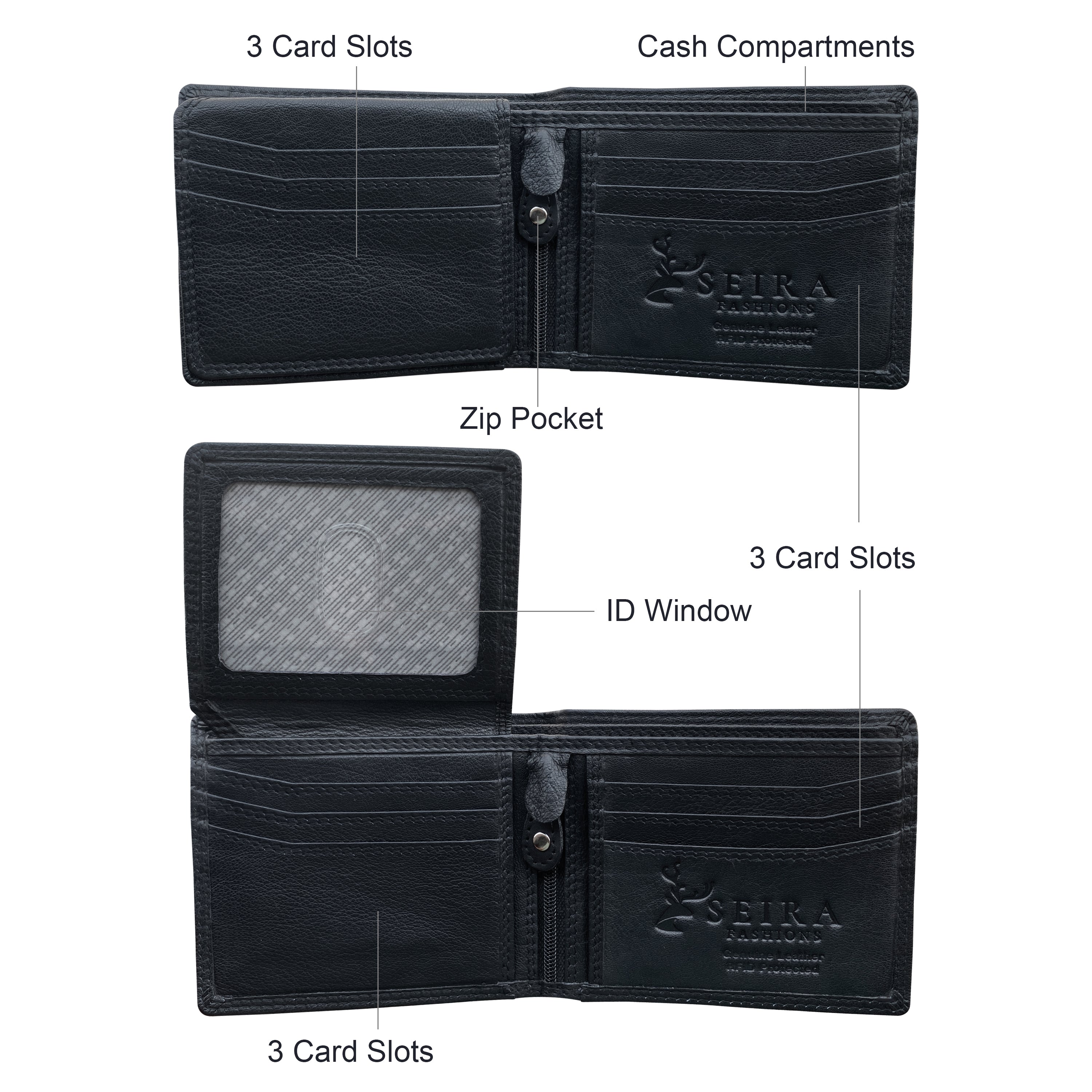 Seira Fashions - Men's Wallet - ZGR222