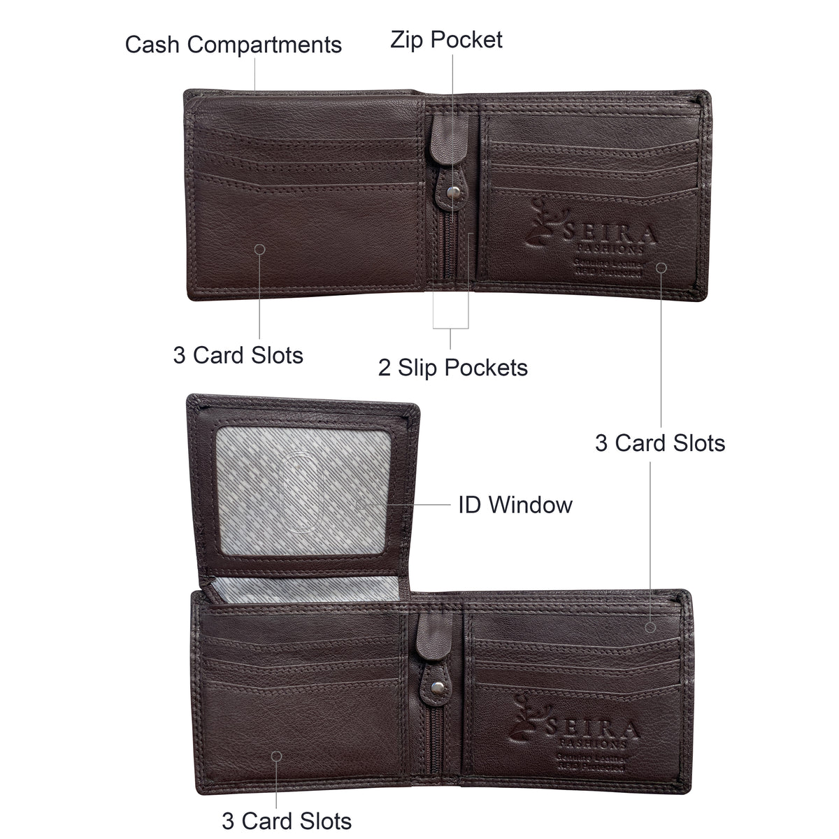 Seira Fashions - Men's Wallet - ZGR222