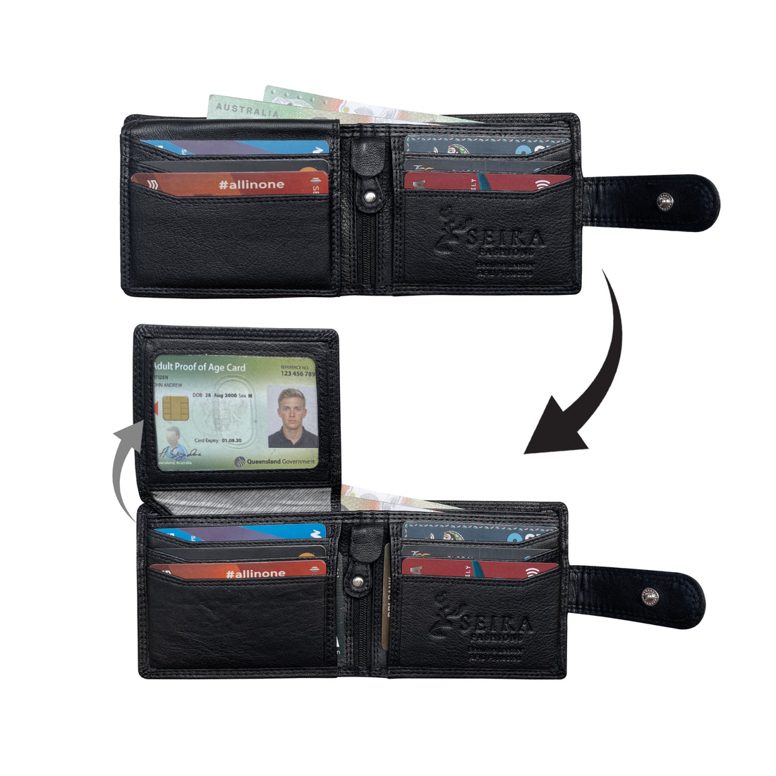 Seira Fashions - Men's Wallet - ZGR222L