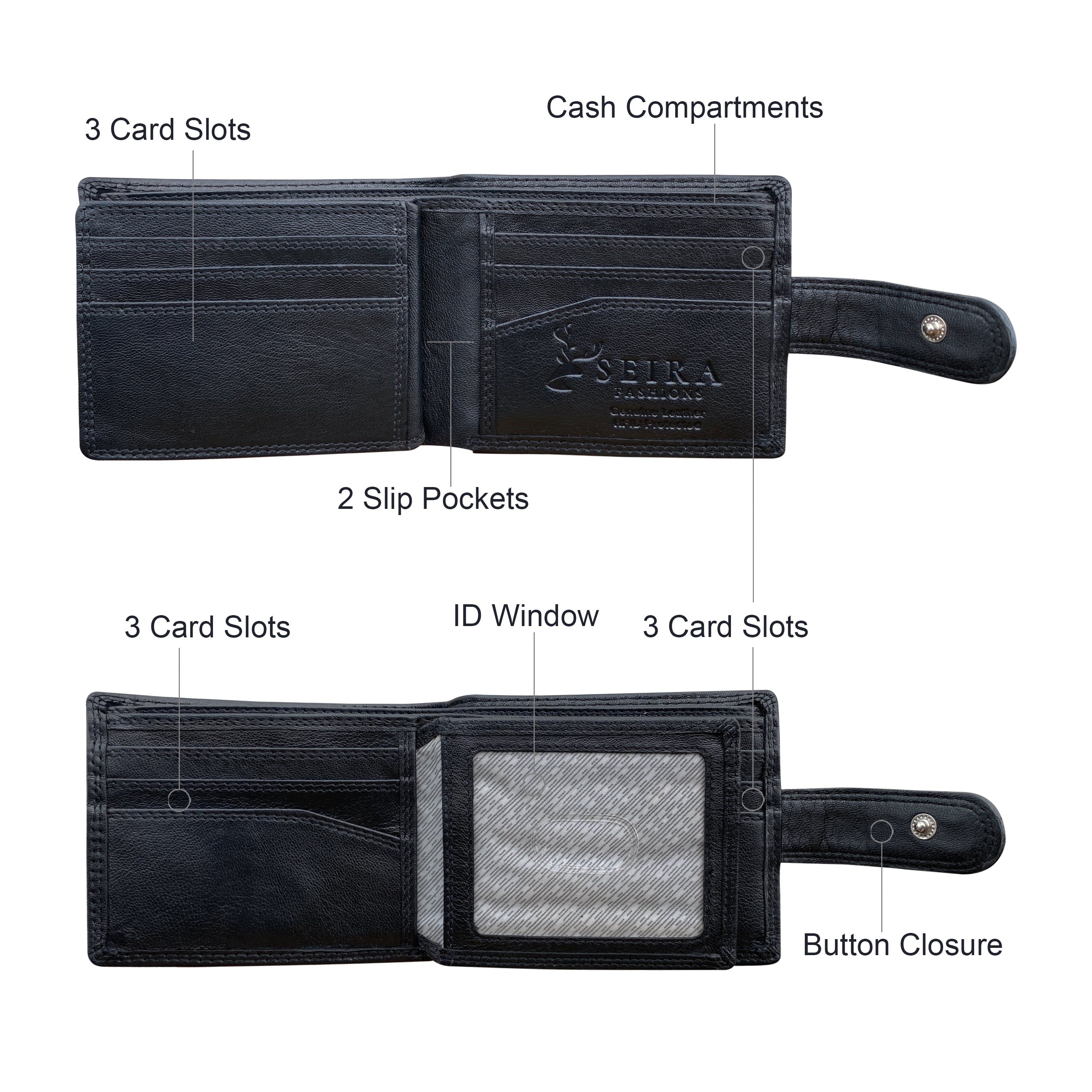 Seira Fashions - Men's Wallet - ZGR223L