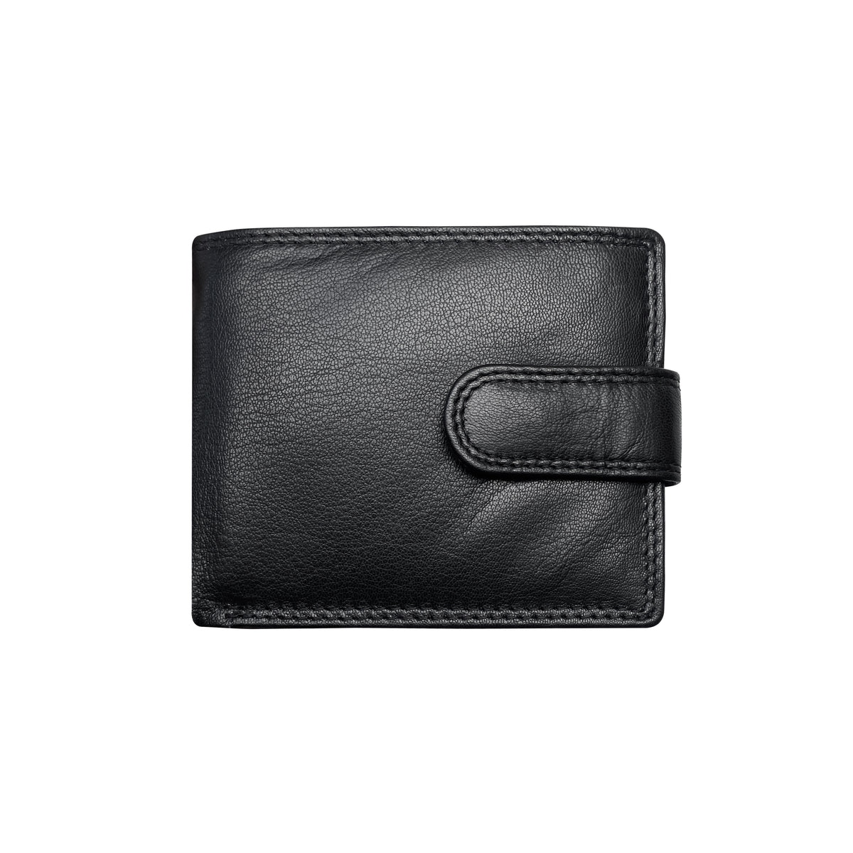 Seira Fashions - Men's Leather Wallet with Button Closure - ZGR225L