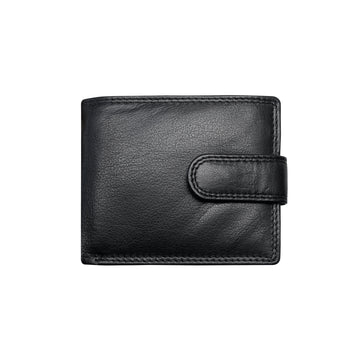 Seira Fashions - Men's Leather Wallet with Button Closure - ZGR225L