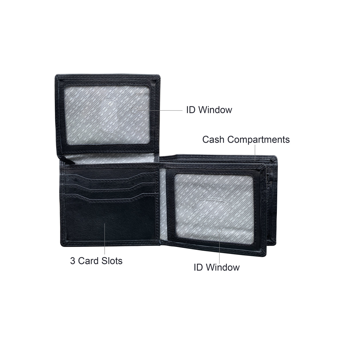 Seira Fashions - Men's Leather Wallet - ZGR227