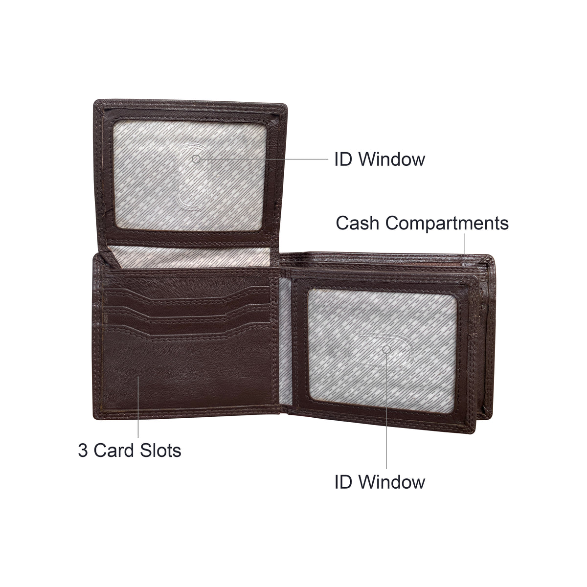 Seira Fashions - Men's Leather Wallet - ZGR227