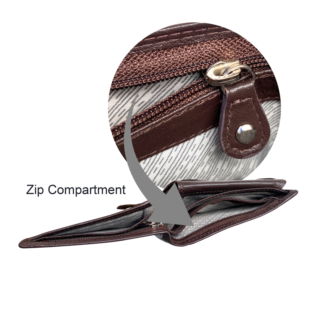 Seira Fashions - Men's Leather Wallet - ZGR227
