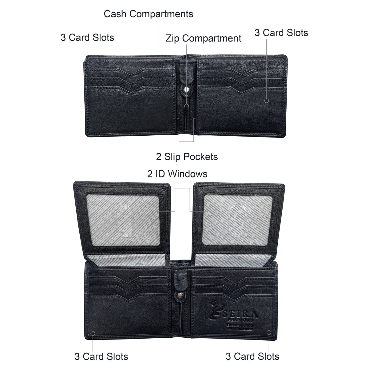 Seira Fashions - Men's Wallet - ZGR229