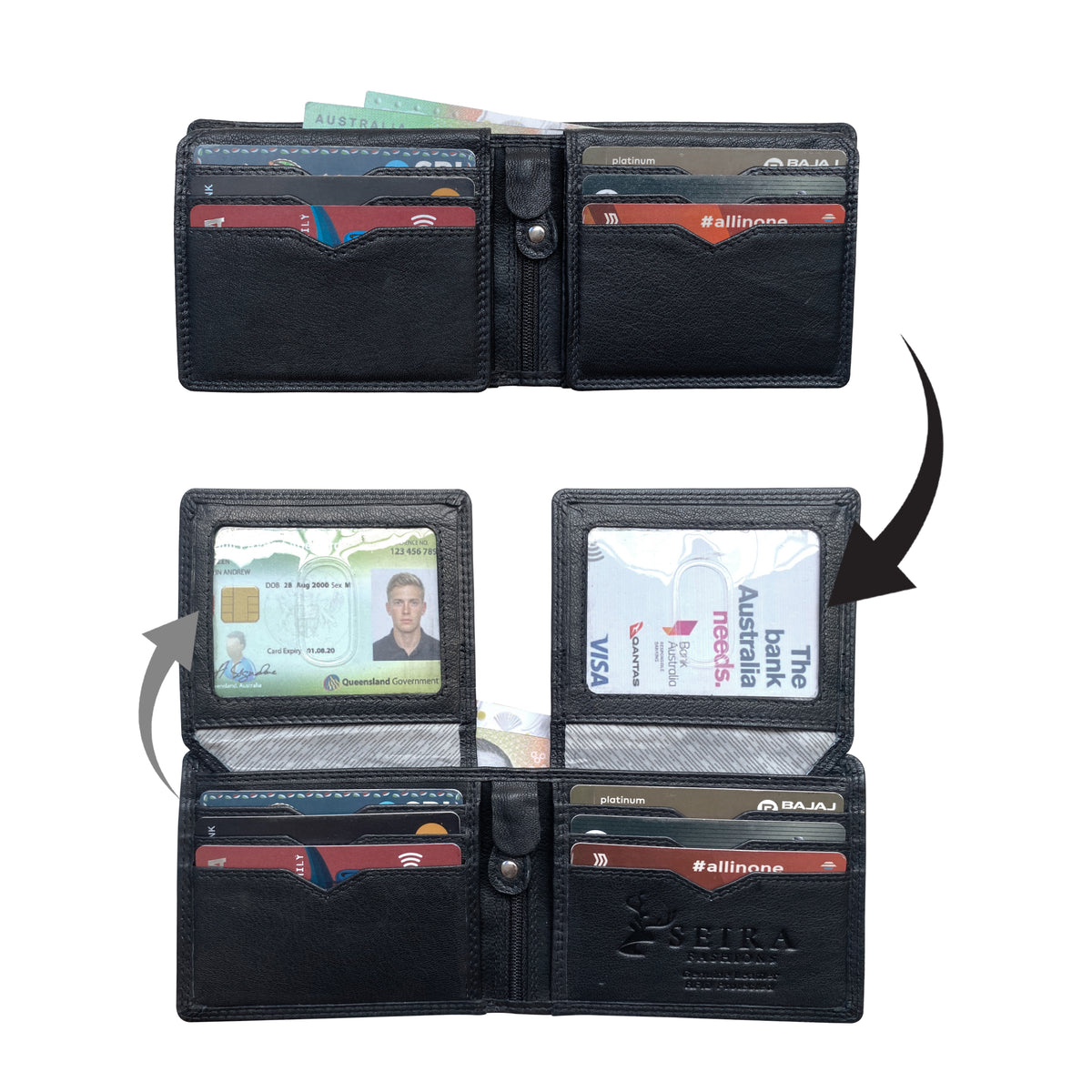 Seira Fashions - Men's Wallet - ZGR229
