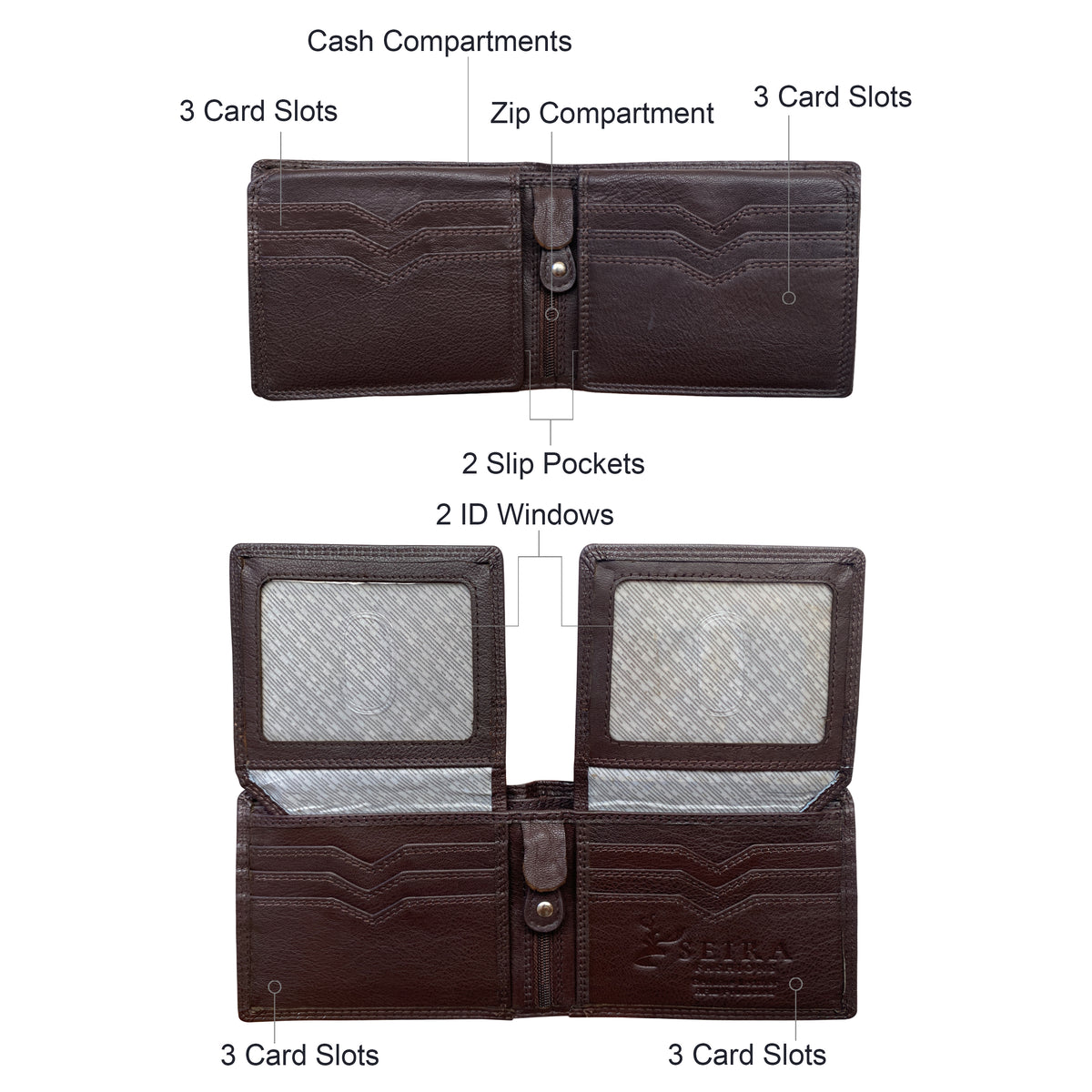 Seira Fashions - Men's Wallet - ZGR229