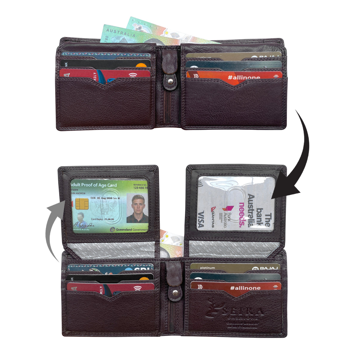Seira Fashions - Men's Wallet - ZGR229