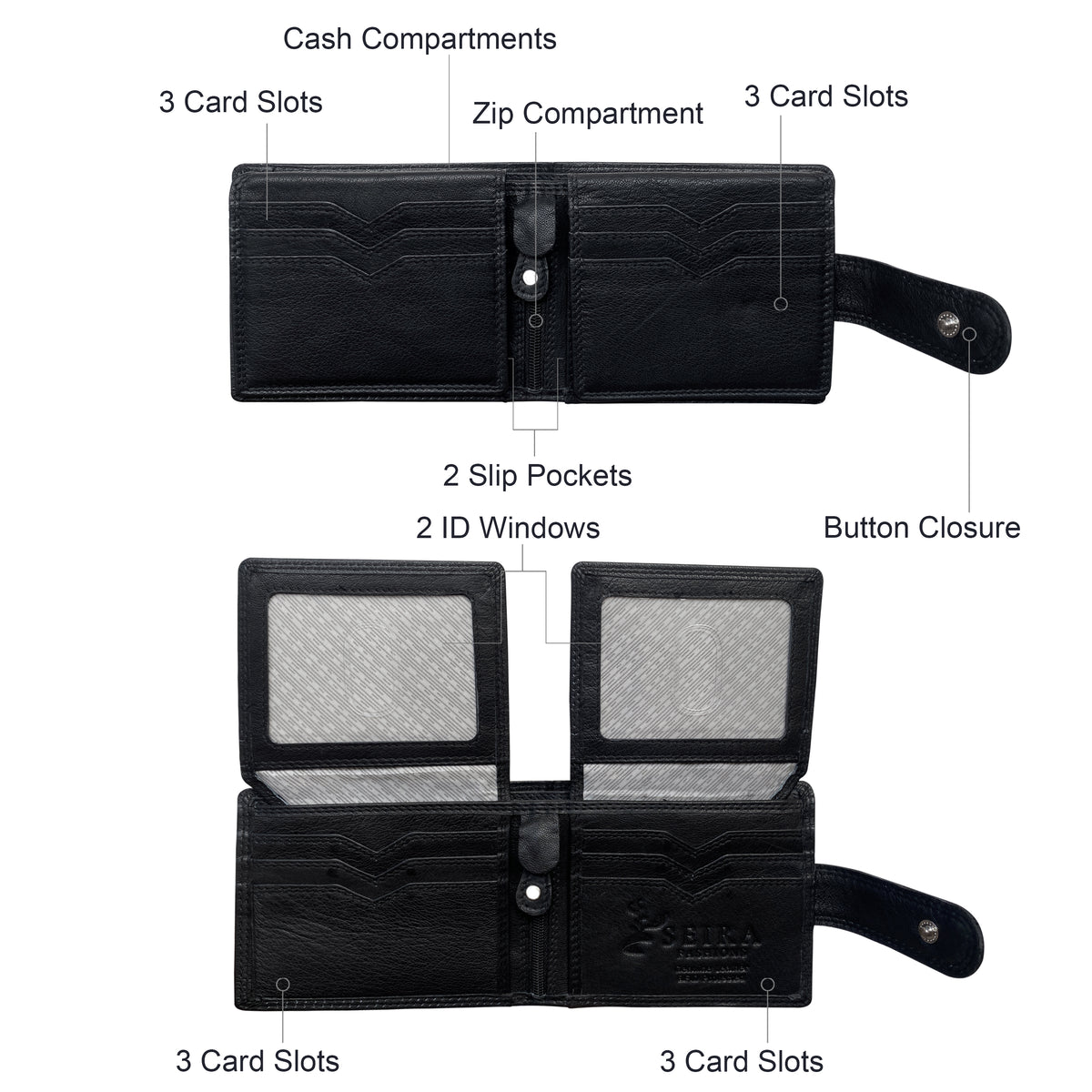 Seira Fashions -  Men's Wallet - ZGR229L