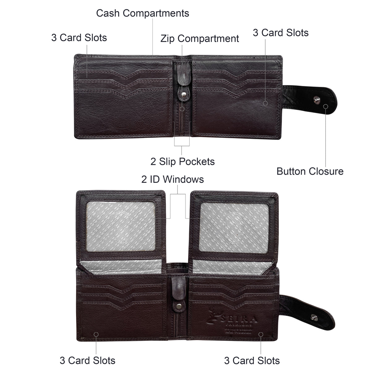 Seira Fashions -  Men's Wallet - ZGR229L