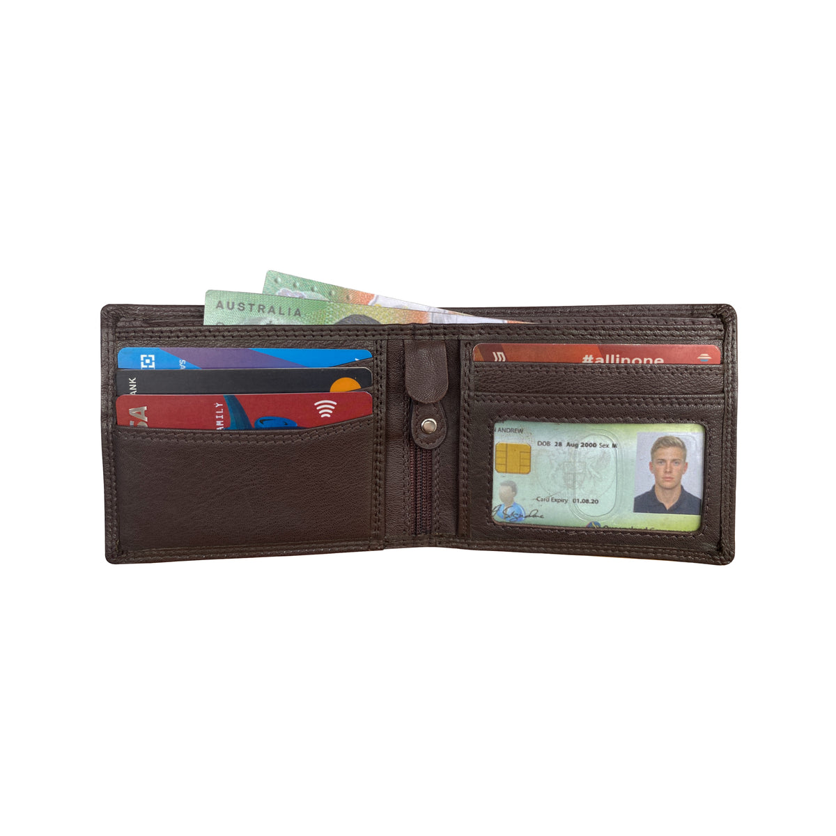 Seira Fashions - Men's Slim Bifold Wallet ZGR230