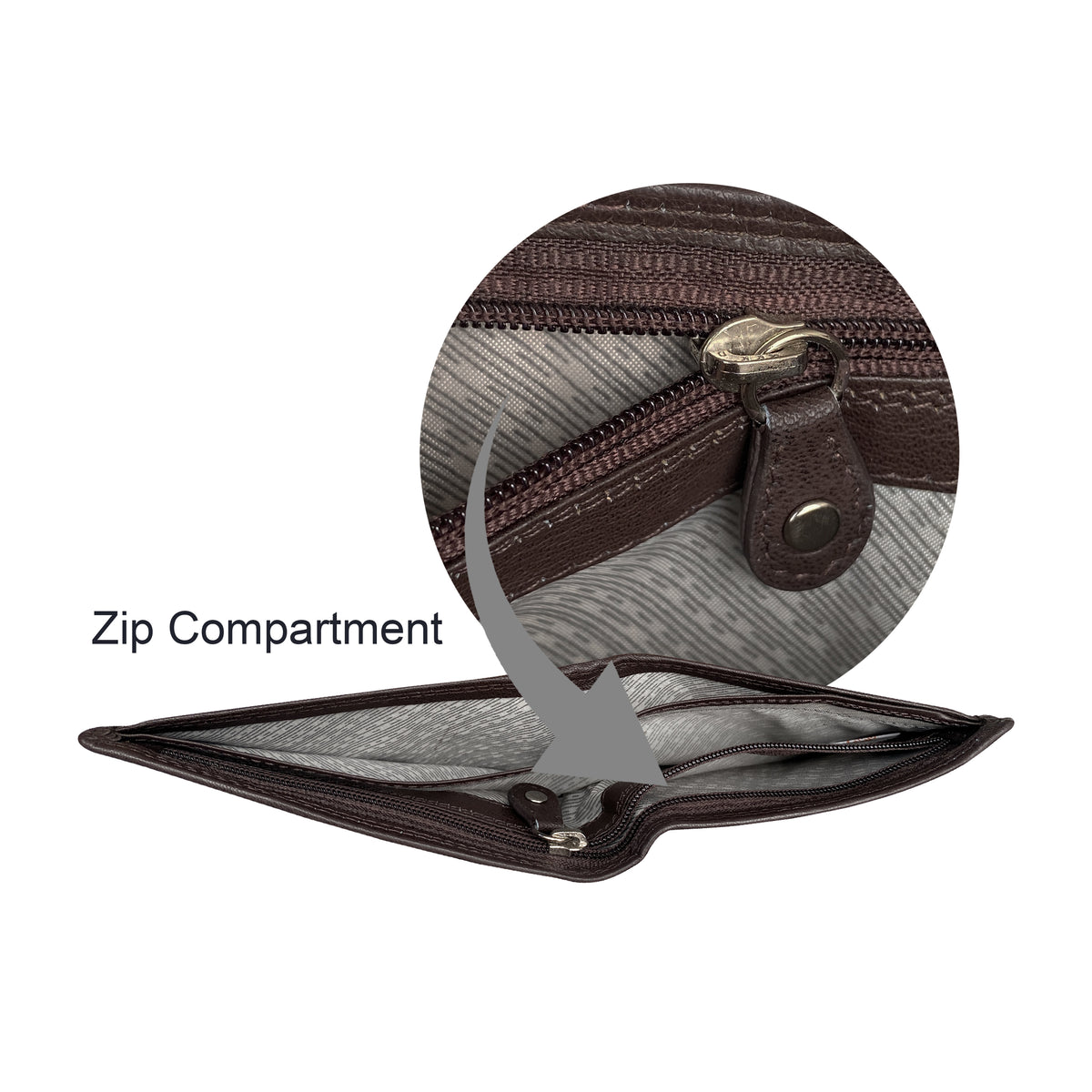 Seira Fashions - Men's Slim Bifold Wallet ZGR230
