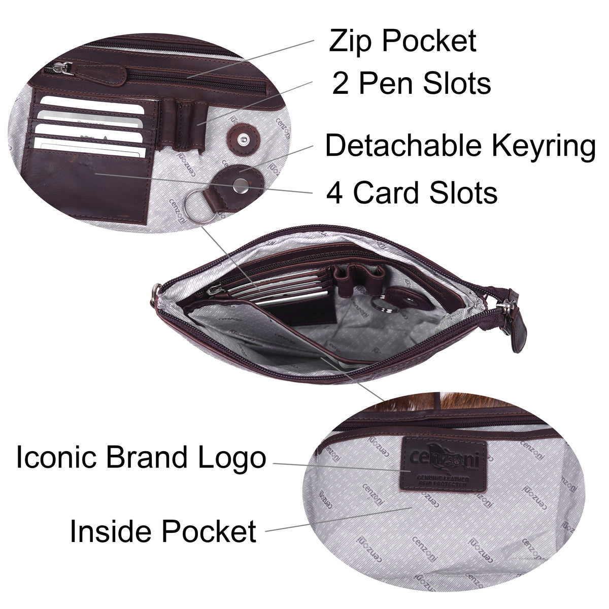 Cenzoni Fashions – Hairon Small Crossbody bag – ZH1W