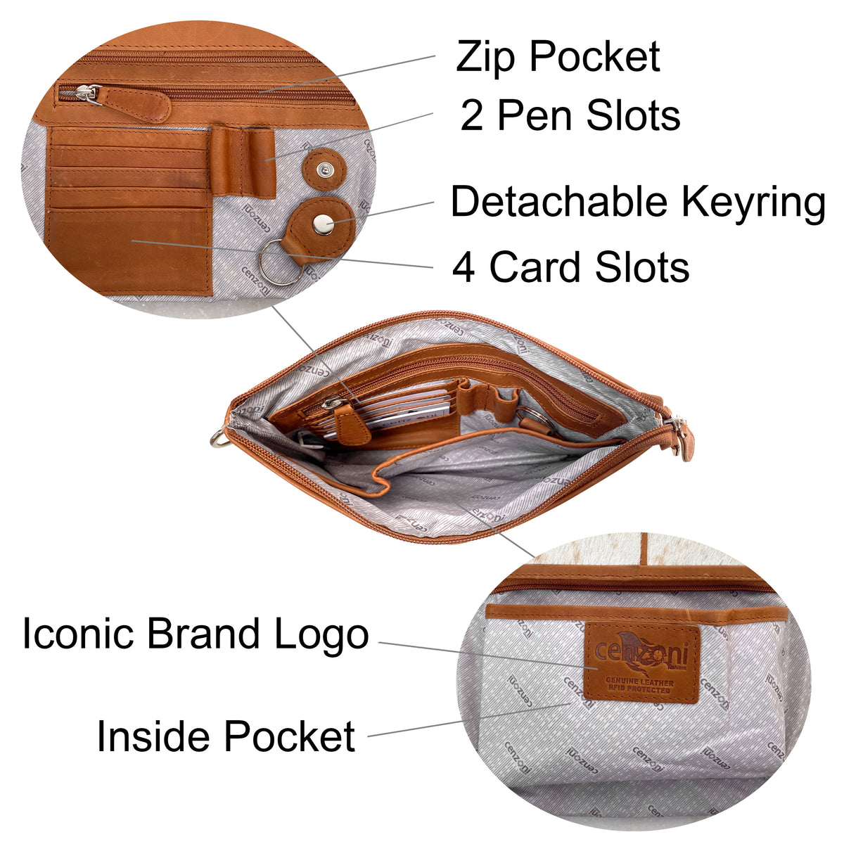 Cenzoni Fashions – Hairon Small Crossbody bag – ZH1W