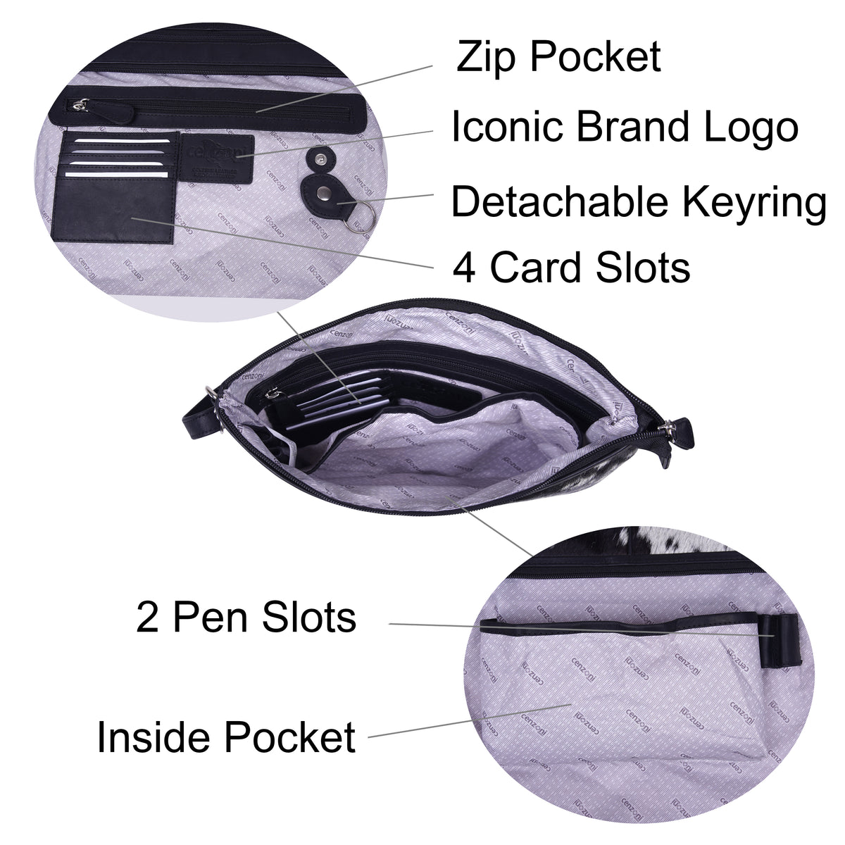 Cenzoni Fashions – Hairon Crossbody Crosbody Bag – ZH1WA