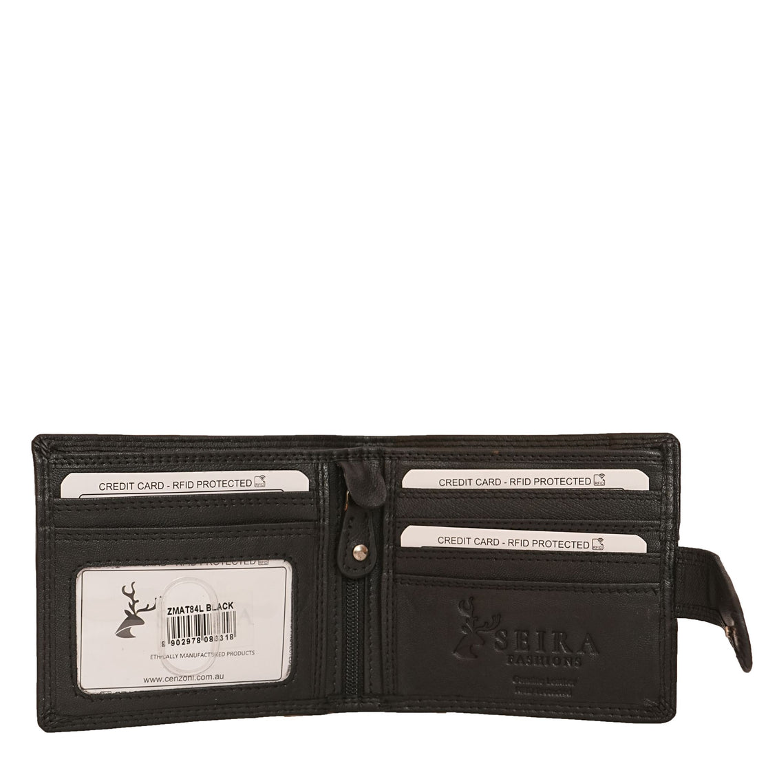 Men's Leather Tab Wallet ZMAT84L