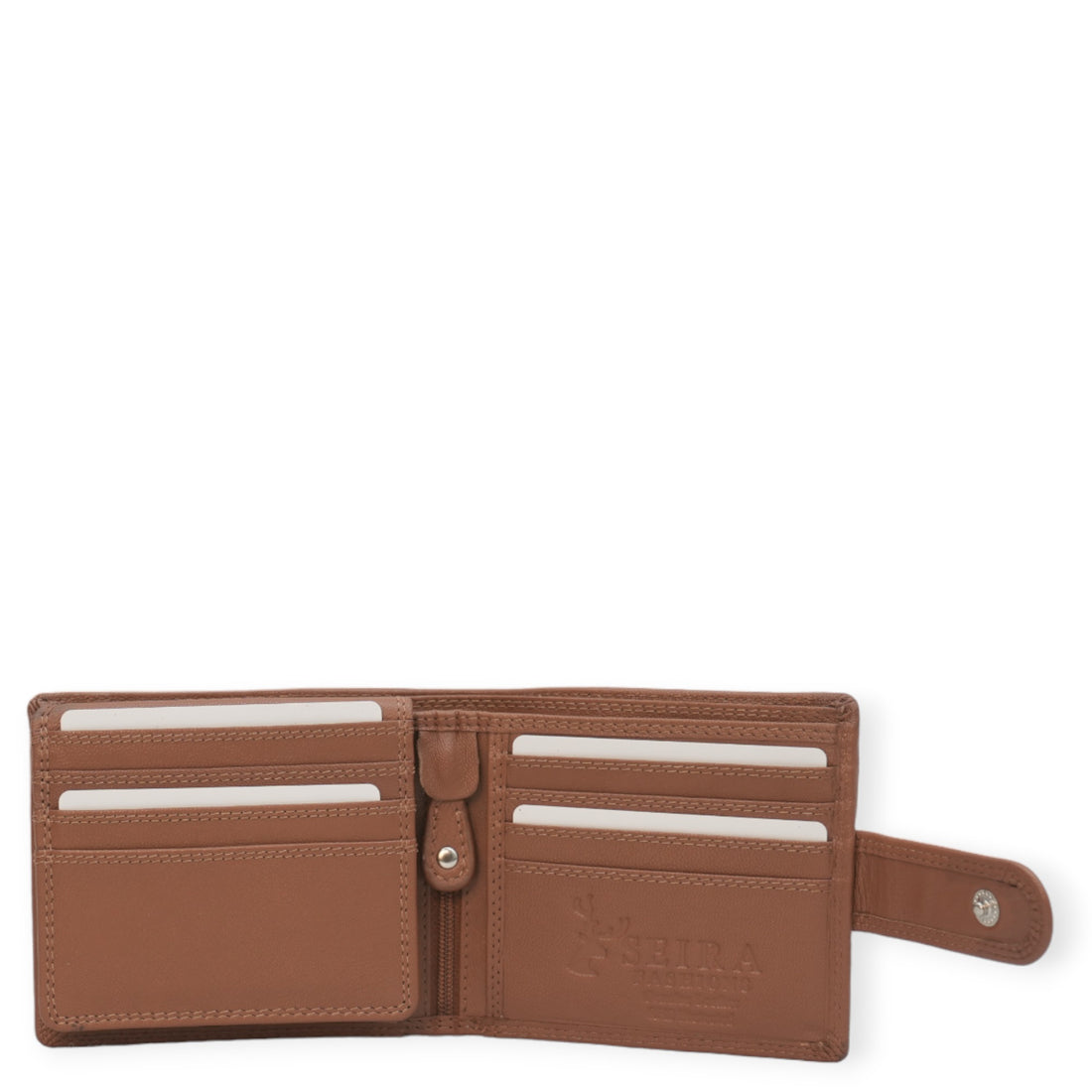 Seira Fashions – Leather Wallet with Flap Window ID - ZMAT85L