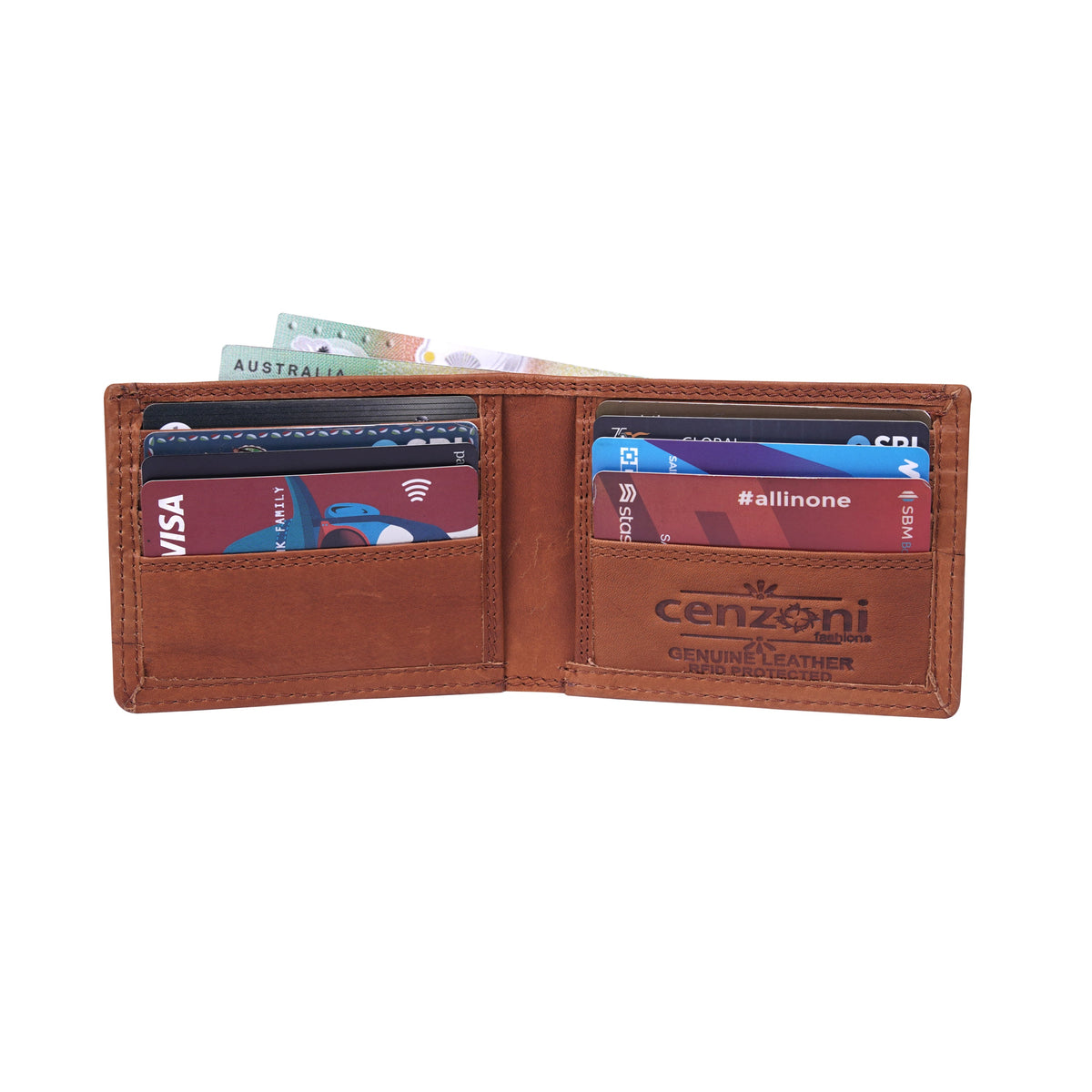 Cenzoni Fashions - Men's Cowhide Wallet - ZOPH2019
