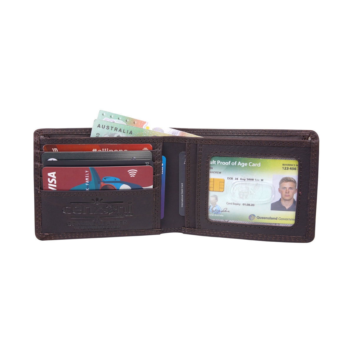 Cenzoni Fashions - Men's Cowhide Wallet - ZOPH2220