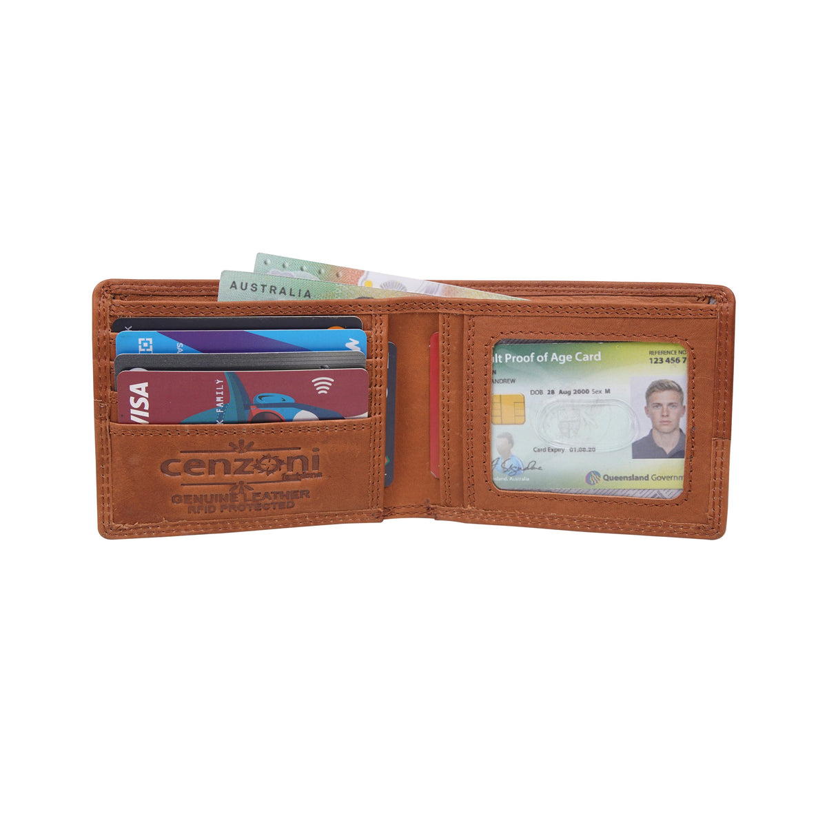 Cenzoni Fashions - Men's Cowhide Wallet - ZOPH2220