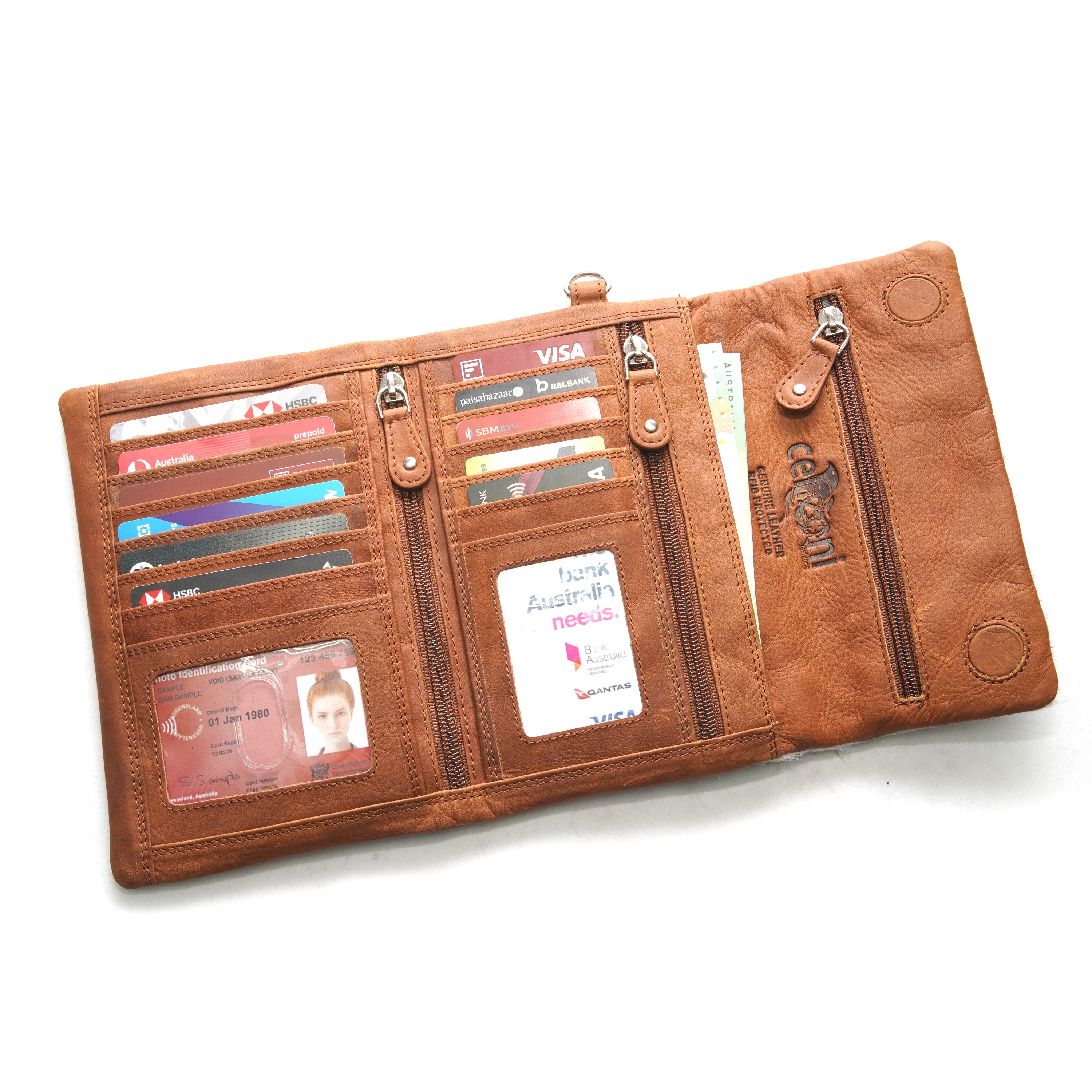 Cenzoni Fashions – Flap Over Trifold Wallet – ZOPHFT01