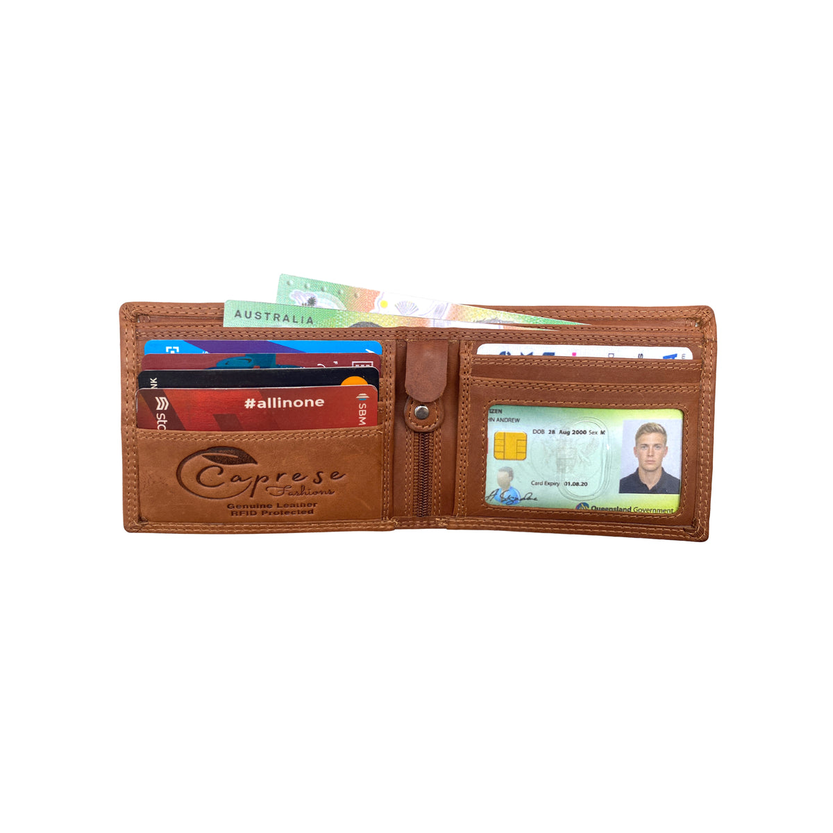 Caprese Fashions - Slim Bifold Wallet - ZOPMW10