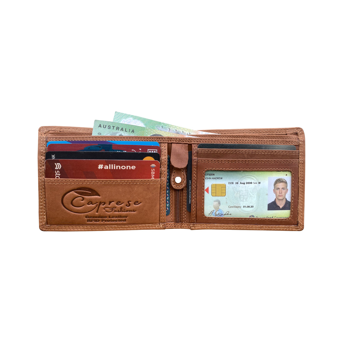 Caprese Fashions Slim Bifold Wallet  ZOPMW10A
