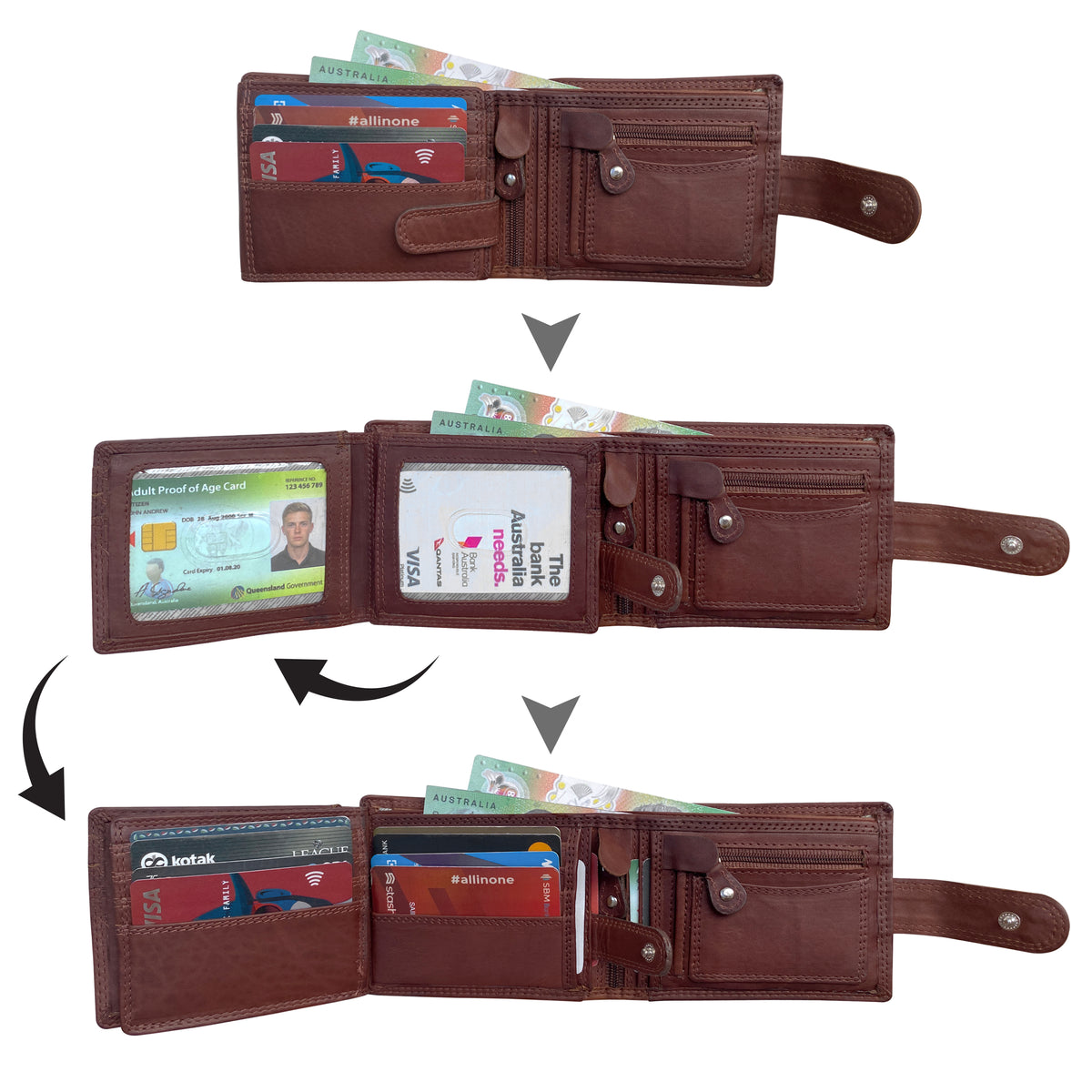 Caprese Fashions -  Men's Wallet - ZOPMW11L