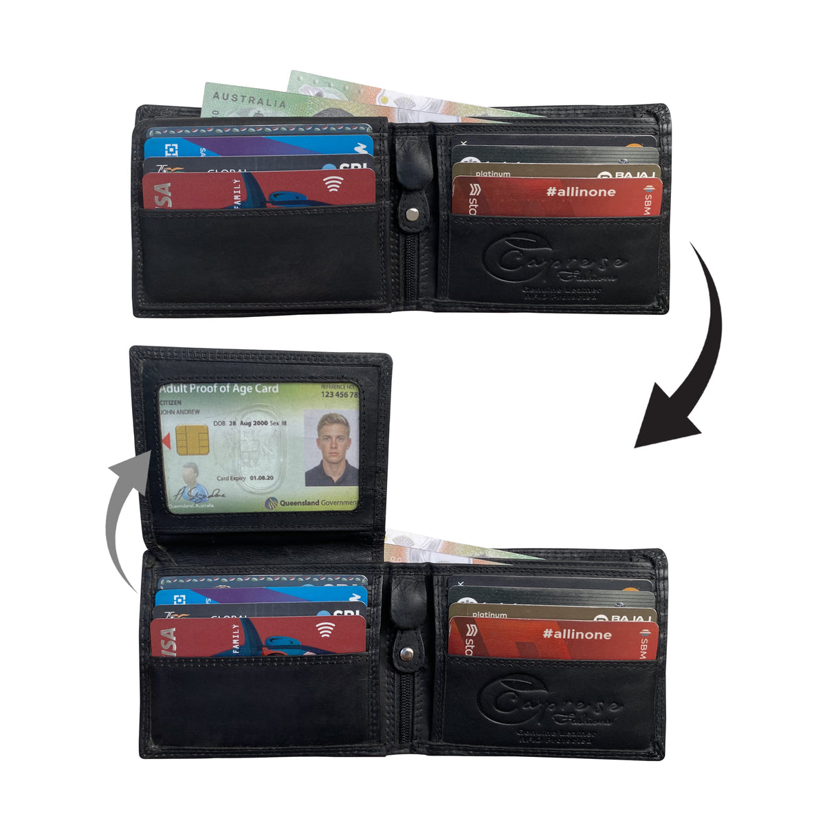 Caprese Fashions - Men's Wallet - ZOPMW12