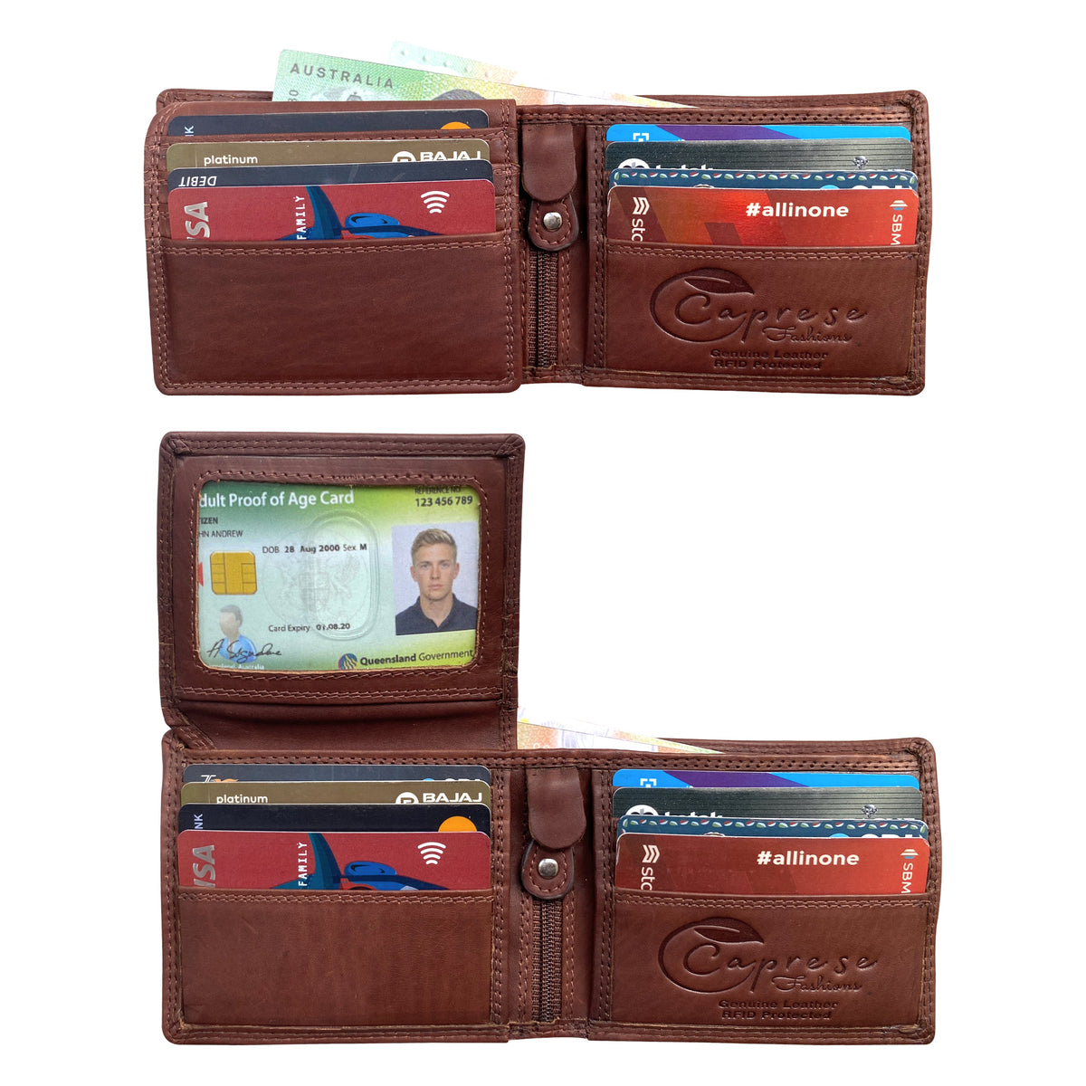 Caprese Fashions - Men's Wallet - ZOPMW12