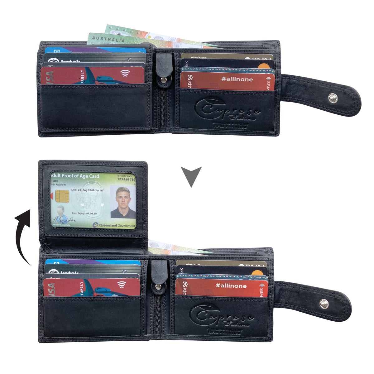 Caprese Fashions - Men's Wallet - ZOPMW13L