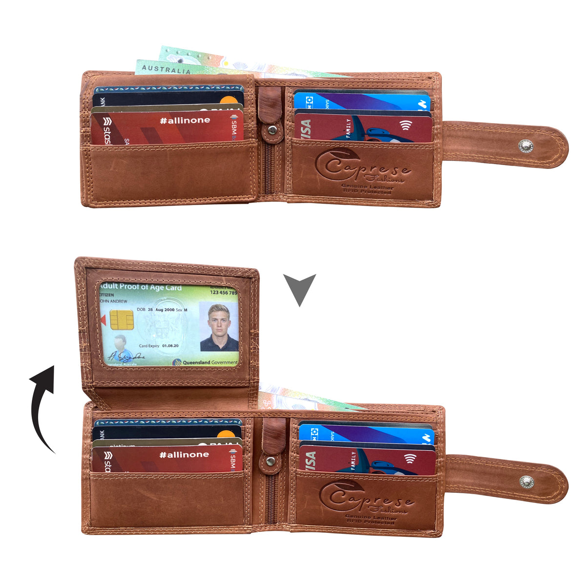 Caprese Fashions - Men's Wallet - ZOPMW13L