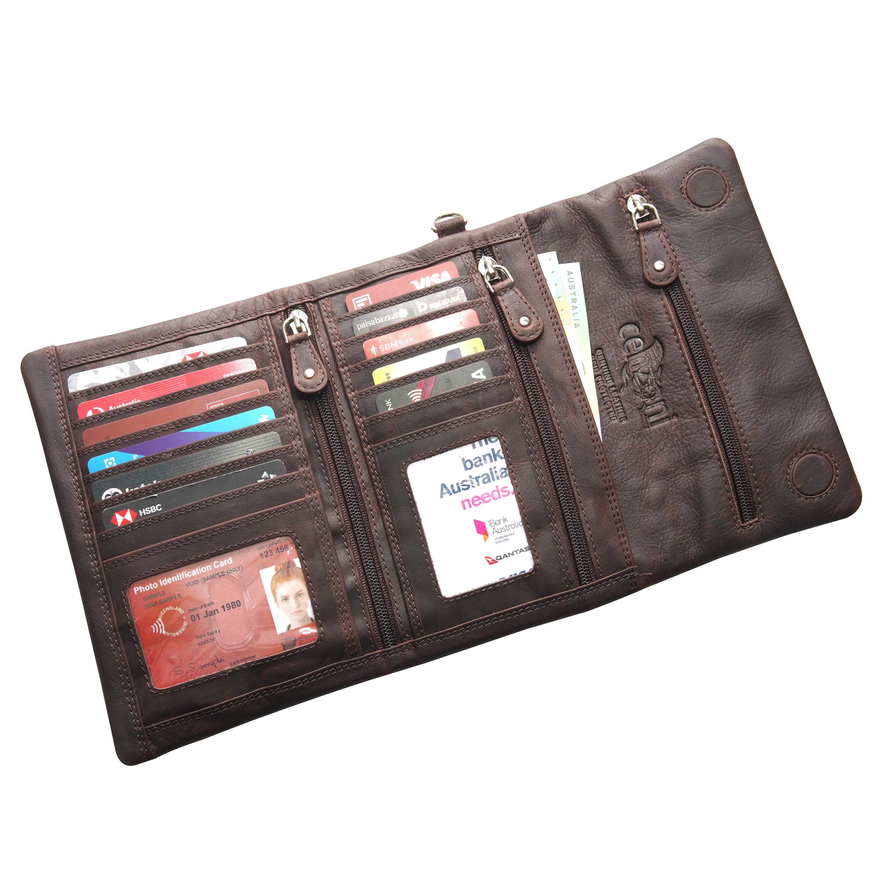 Cenzoni Fashions – Everyday Trifold Wallet – ZOPTF01
