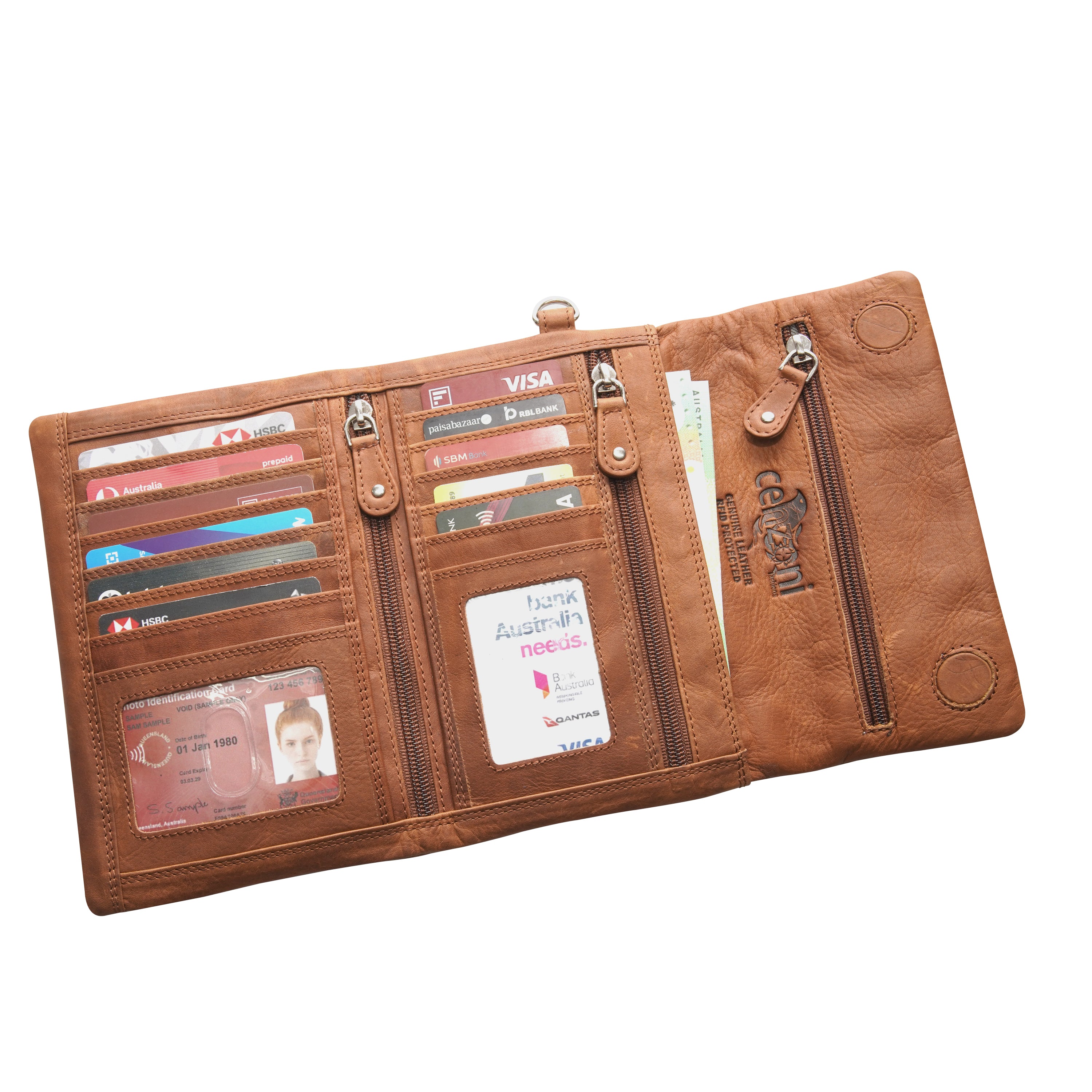 Cenzoni Fashions – Everyday Trifold Wallet – ZOPTF01
