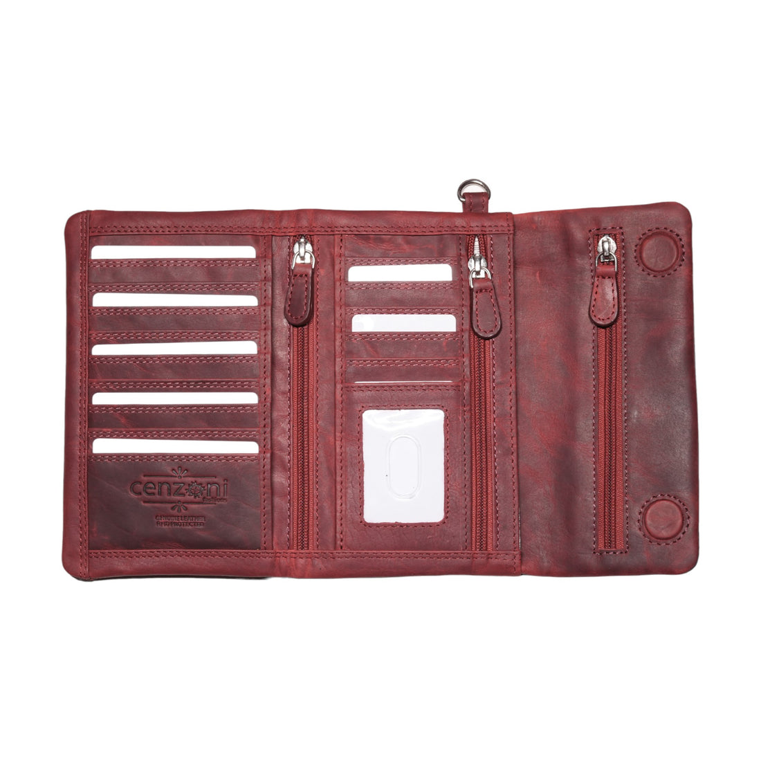 Cenzoni Fashions – Everyday Two Tone Trifold Wallet – ZOPTF01(N)