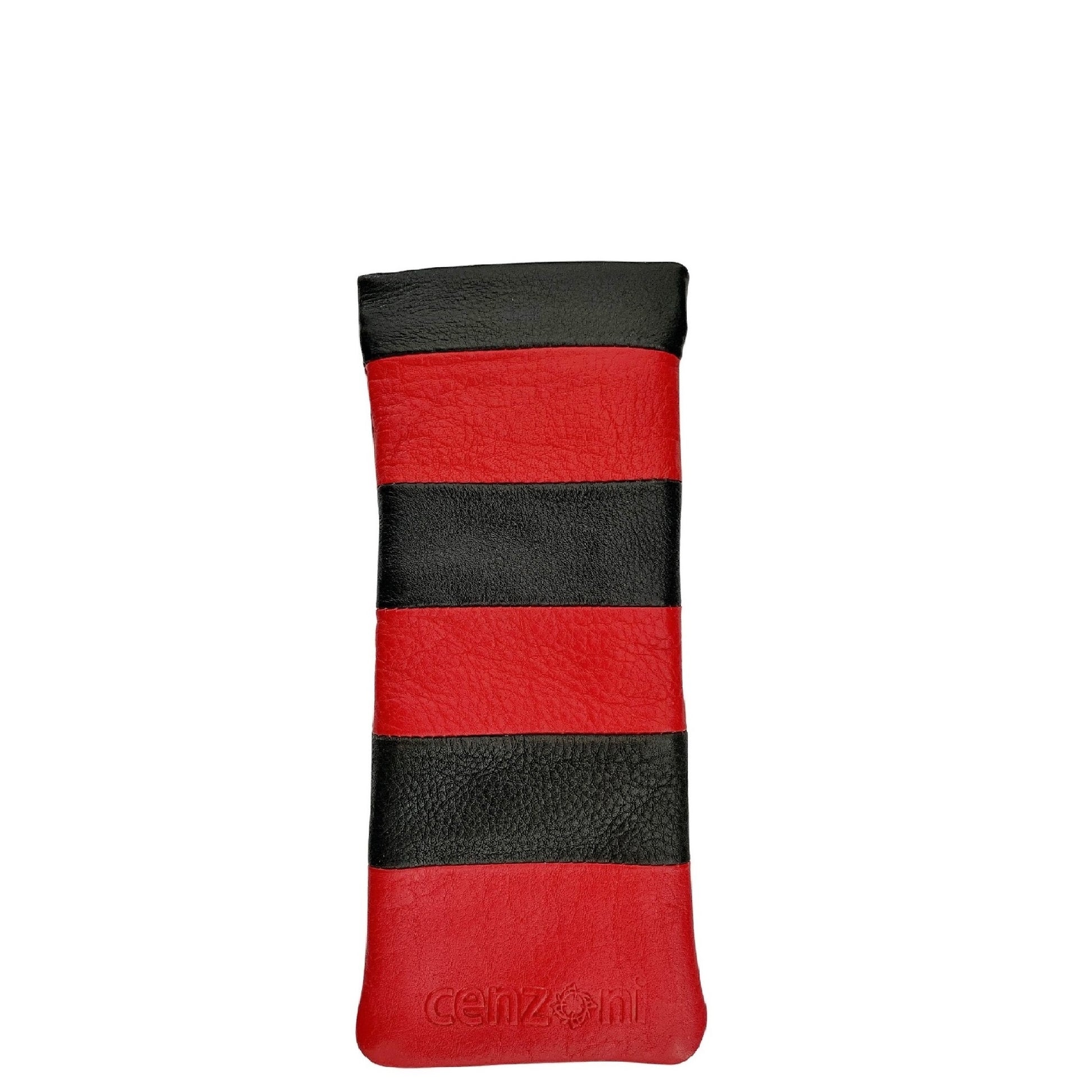 Black/red glasses case