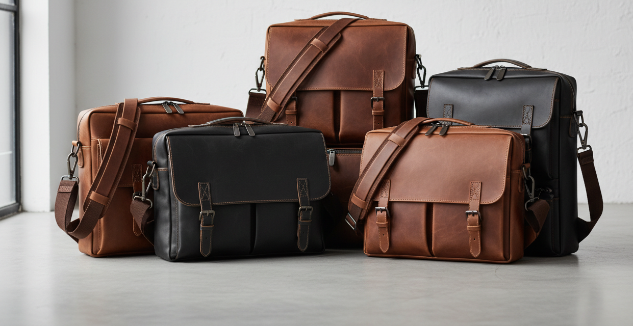 leather laptpp bags for school and work
