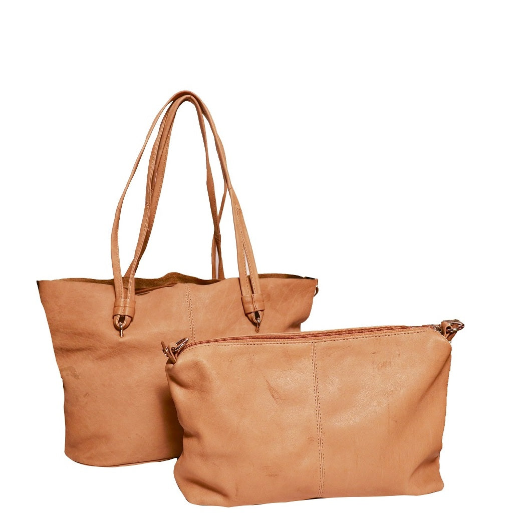 Houston 2-Piece Leather Handbag Set