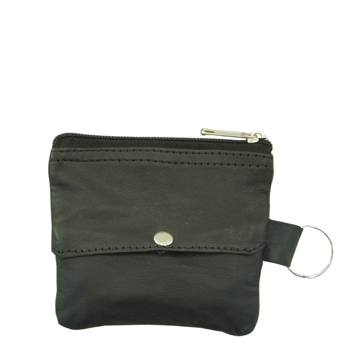 Sheepskin Black Coin Purse KC02