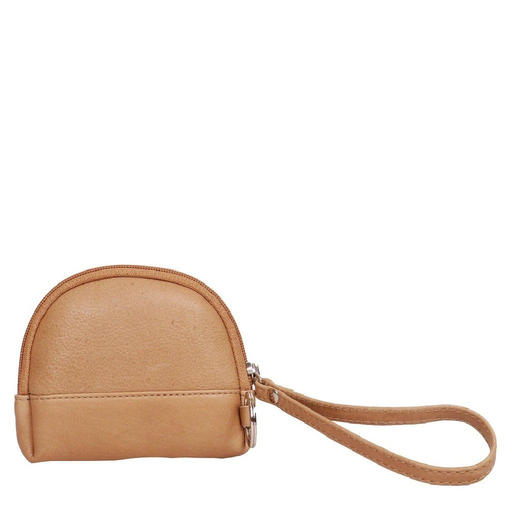 Small Leather Zip Coin Purse