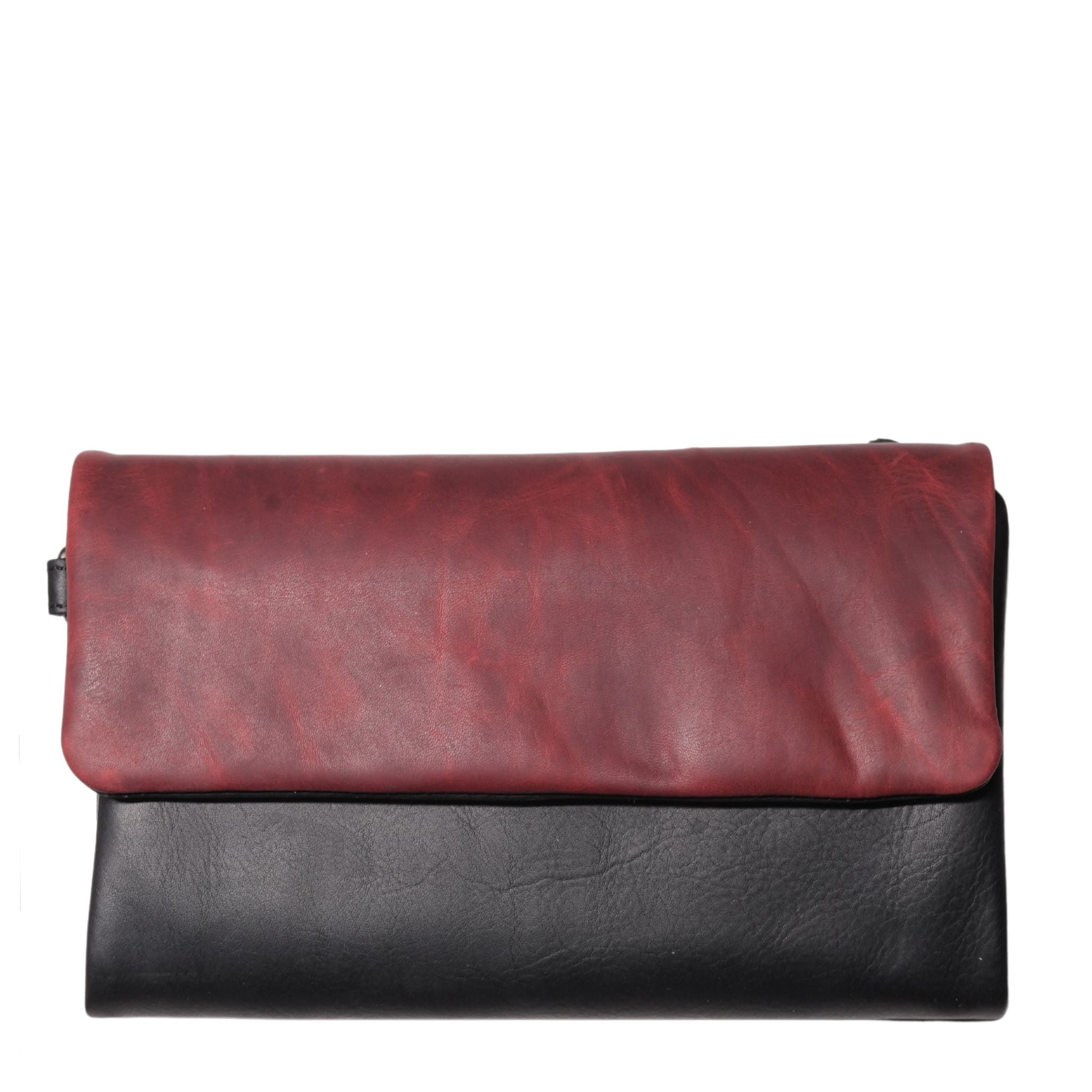 Two Tone Leather Ladies Fold over wallet ZOPTF01(N)